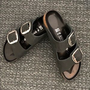 Birkenstocks Arizona Big Buckle (Black)